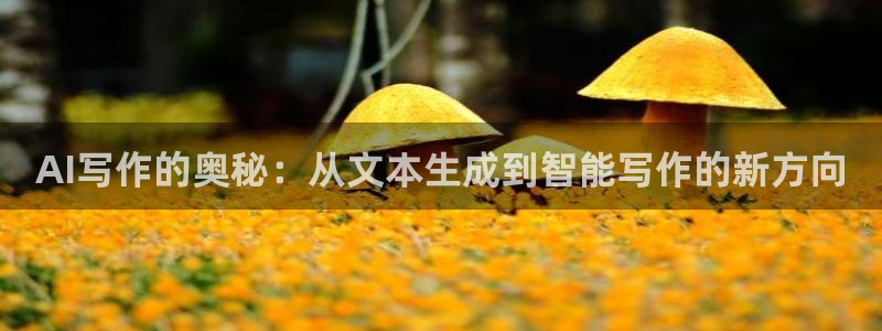 AI写作的奥秘：从文本生成到智能写作的新方向